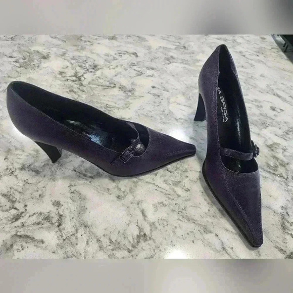 STUDIO SPIGA of Via Spiga Eggplant Shoes 6.5 Purple - Picture 1 of 6
